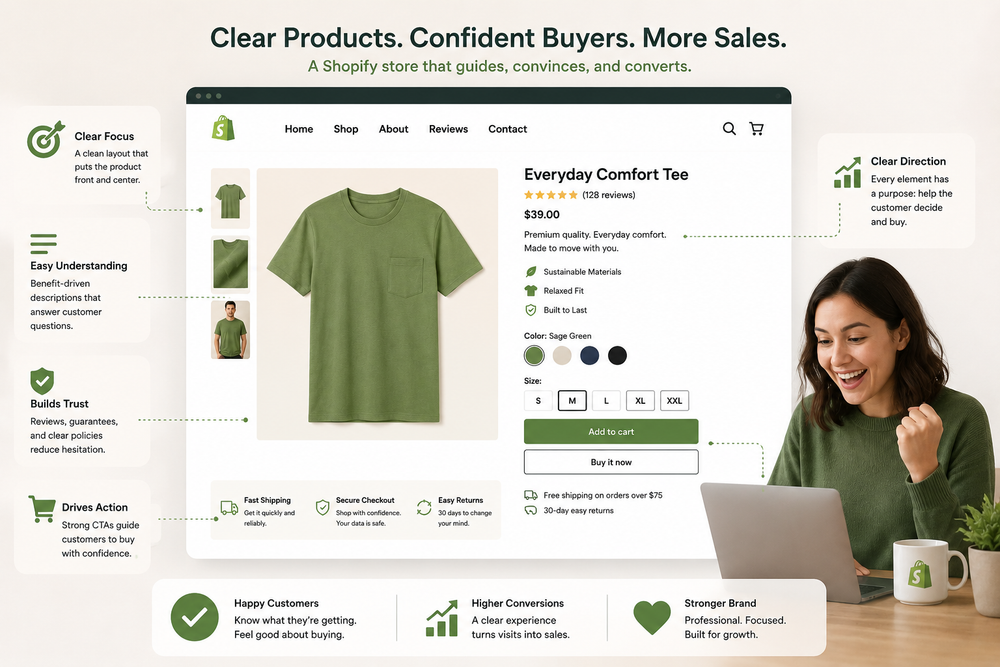 Customers hesitate when product information feels unclear